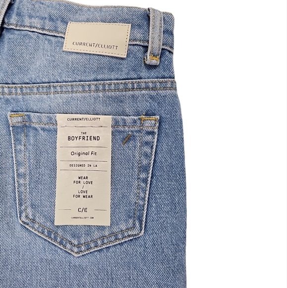 Current/Elliot "The Boyfriend" Distressed Jeans Size 23 NWT  A0120 - Picture 10 of 13
